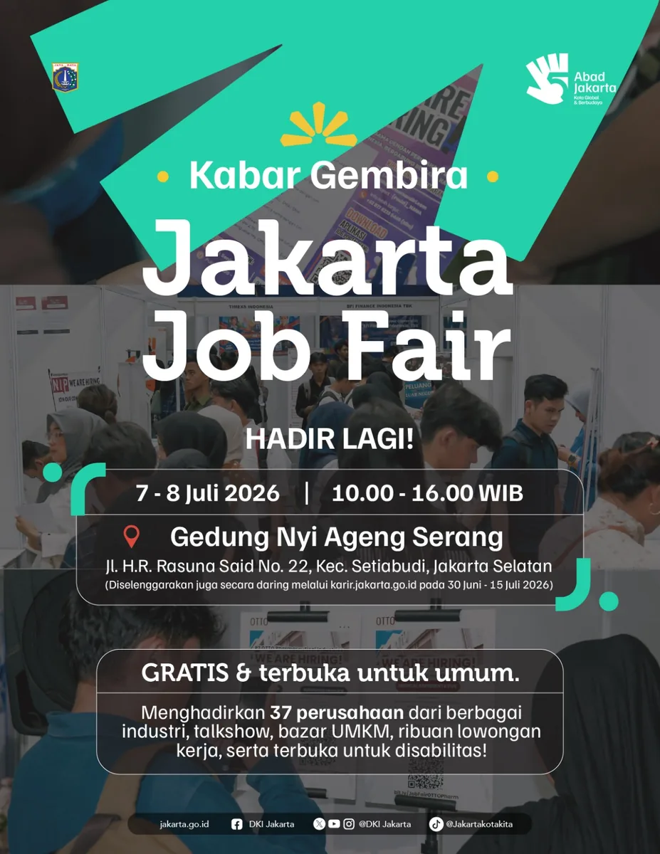 Job Fair Kabupaten Dompu 2026 (Suku Dinas TKTE Wilayah Kabupaten Dompu Barat) : 7-8 Juli 2026